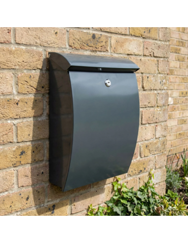 POSTPLUS ABS ALL WEATHER POST BOX GREY