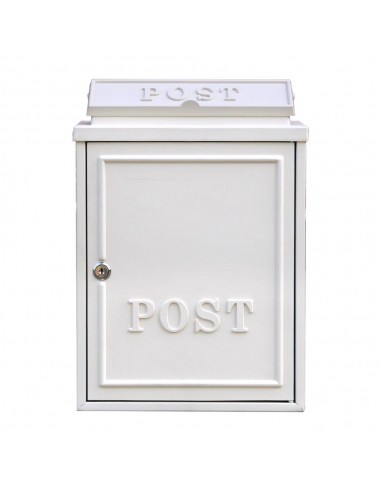 POSTPLUS CLASSIC DIECAST POST BOX CREAM