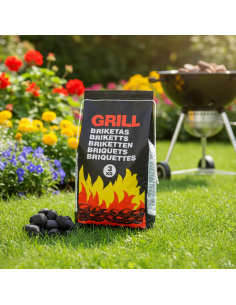 CHARCOAL BRIQUETTES 3KG