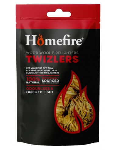 HOMEFIRE TWIZZLERS WOOD FIRELIGHTERS
