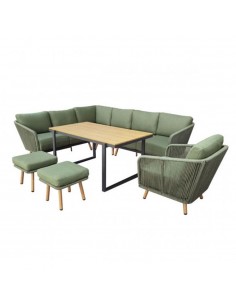 HARLO GREEN CASUAL DINING SET 2