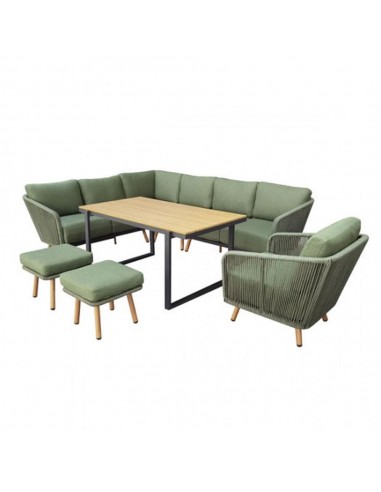 HARLO GREEN CASUAL DINING SET