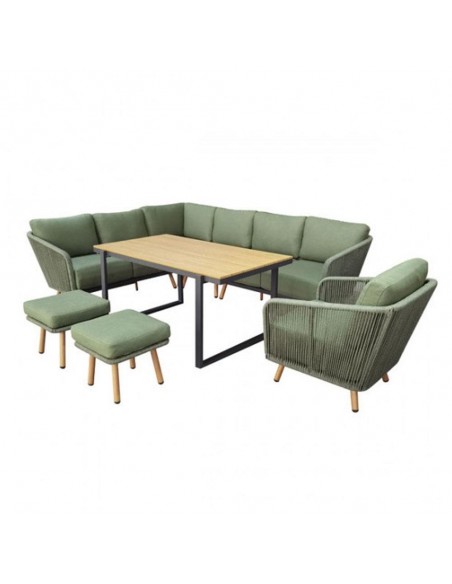 HARLO GREEN CASUAL DINING SET