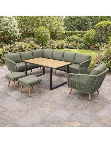 HARLO GREEN CASUAL DINING SET
