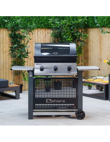 SAHARA S365 ROASTER 3 BURNER GAS...