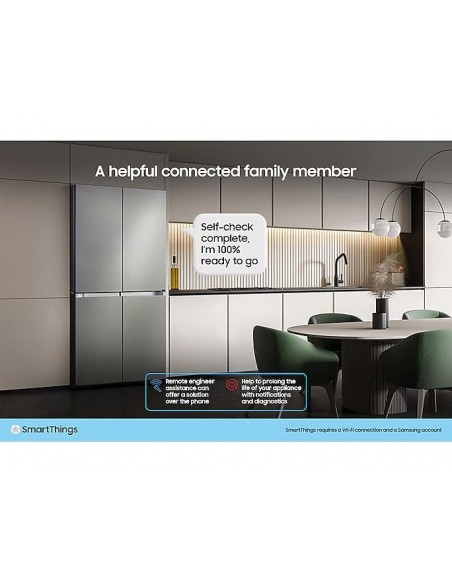 SAMSUNG 640L BESPOKE AI S6 SIDE BY SIDE FRIDGE FREEZER