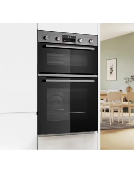 BOSCH PYRO CLEAN MULTI FUNCTIONAL DOUBLE OVEN STAINLESS STEEL