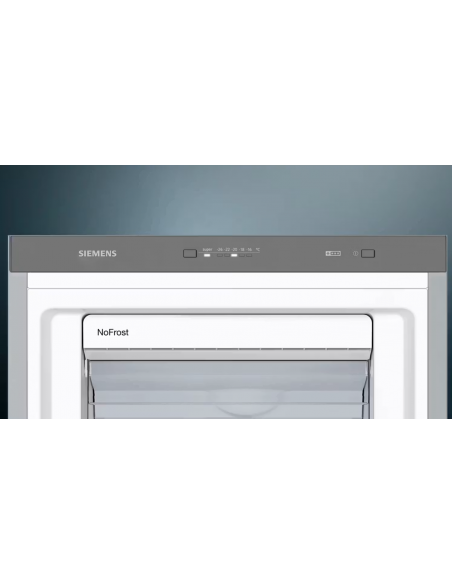 SIEMENS FROST FREE LARDER FREEZER STAINLESS STEEL 186 X 60CM