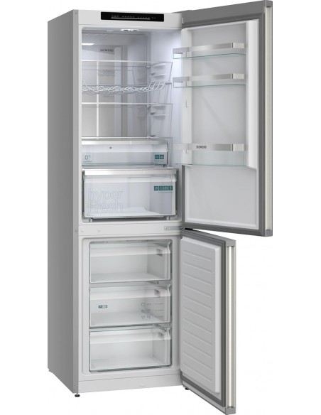 SIEMENS IQ300 FREE STANDING FRIDGE FREEZER 186 X 60CM STAINLESS TEEL