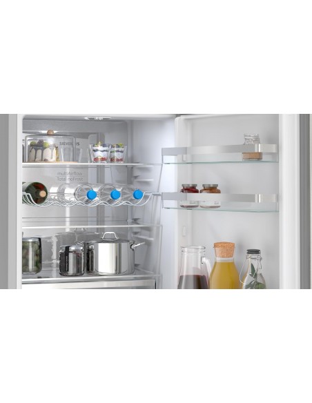 SIEMENS IQ300 FREE STANDING FRIDGE FREEZER 186 X 60CM STAINLESS TEEL