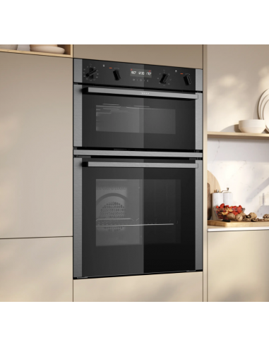 NEFF N50 BUILT IN DOUBLE OVEN PYROCLEAN