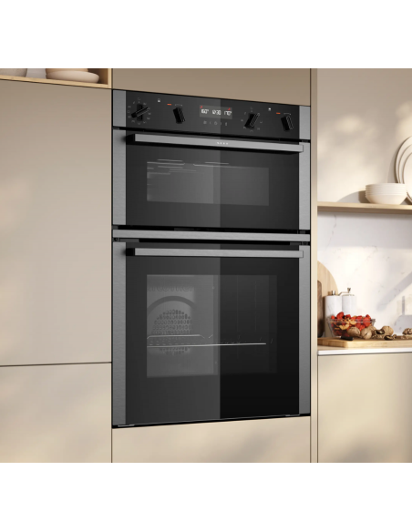 NEFF N50 BUILT IN DOUBLE OVEN PYROCLEAN