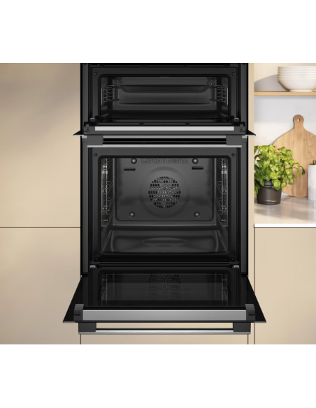 NEFF N50 BUILT IN DOUBLE OVEN PYROCLEAN