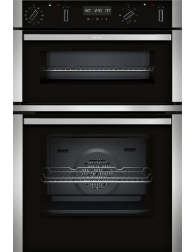 NEFF N50 BUILT IN DOUBLE OVEN PYROCLEAN
