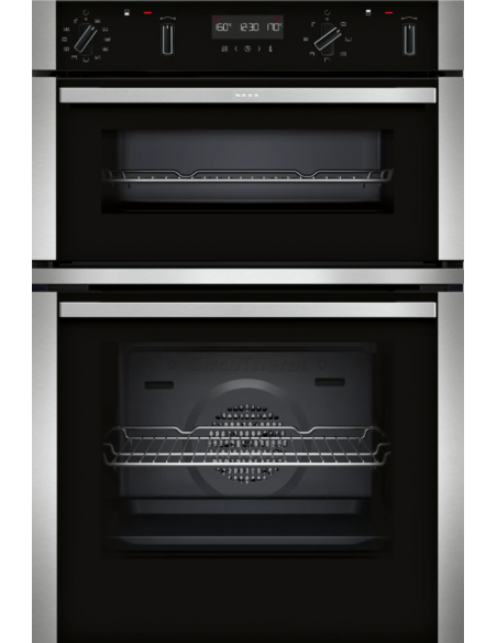 NEFF N50 BUILT IN DOUBLE OVEN PYROCLEAN