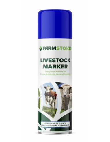 FARMSTOKK MARKING SPRAY 450ML BLUE