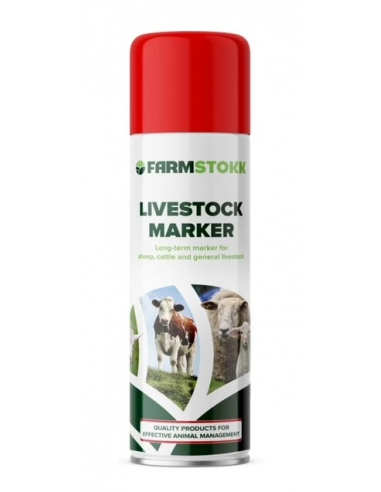 FARMSTOKK MARKING SPRAY 450ML RED