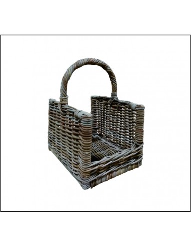 CLASSIC KUBU LOG BASKET WITH HANDLE
