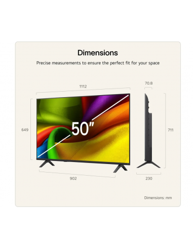 LG NANO NU85 50" 4K UHD AI SMART TV