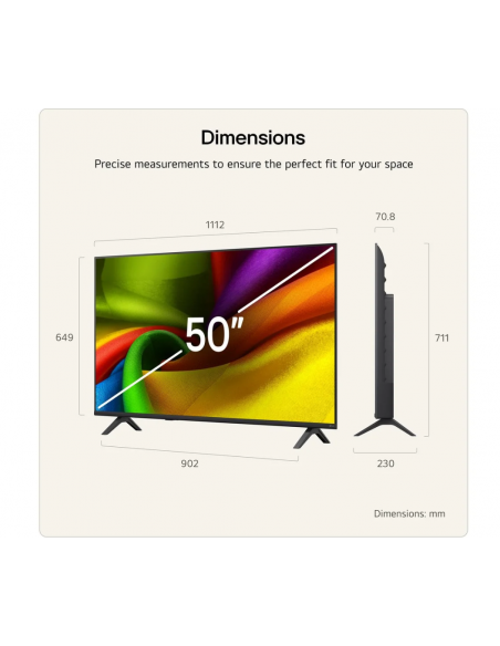 LG NANO NU85 50" 4K UHD AI SMART TV
