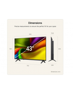 LG NANO 4K UHD AI NU85 43"... 2