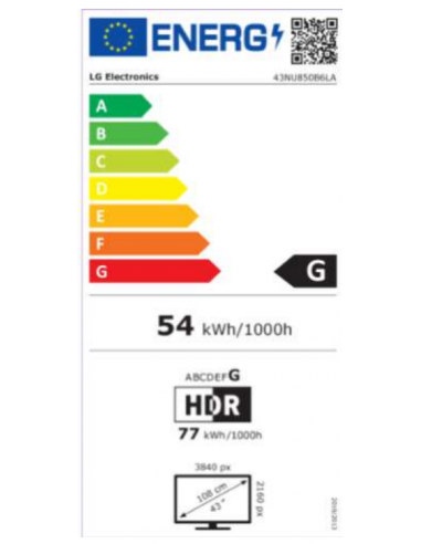 LG NANO 4K UHD AI NU85 43" 2026 4K...