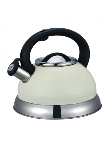 STEELUX WHISTLING KETTLE CREAM 2.7L