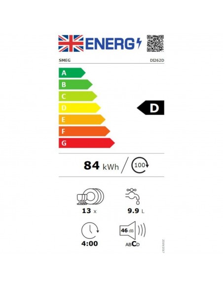 SMEG 60CM INTEGRATED DISHWASHER