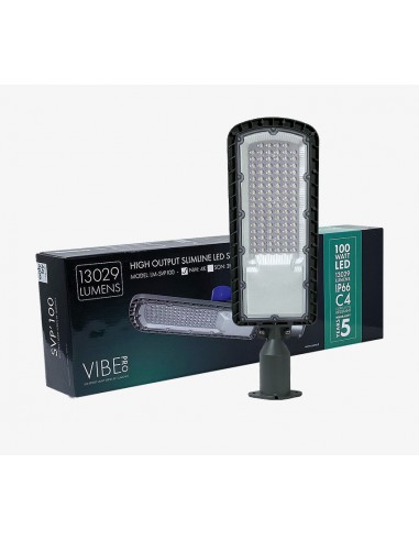 100W LED STREET LIGHT WITH PHOTOCELL...