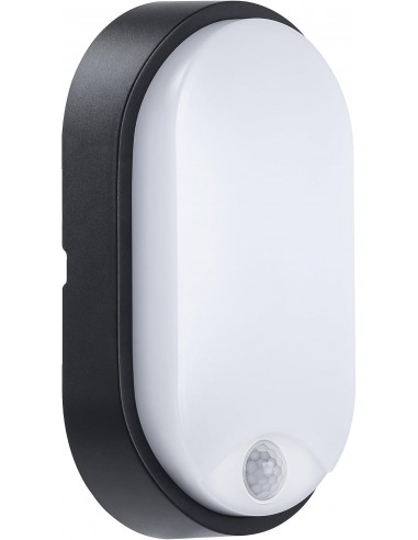 LUCECO ECO OVAL BULKHEAD PIR IP54 10W