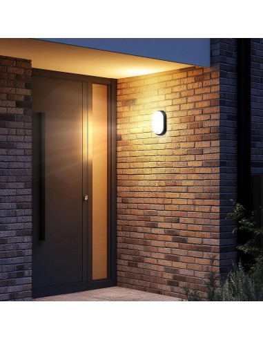 LUCECO ECO OVAL BULKHEAD PIR IP54 10W