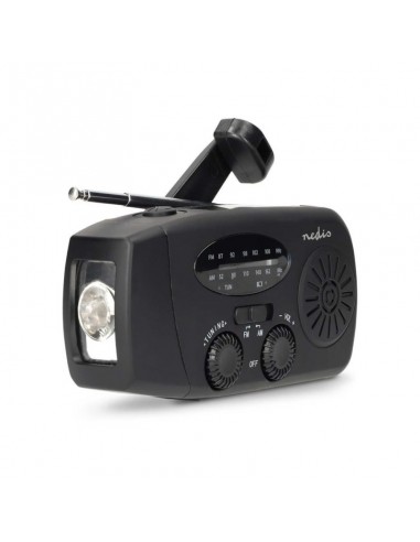 EMERGENCY CRANK / SOLAR FM/AM RADIO