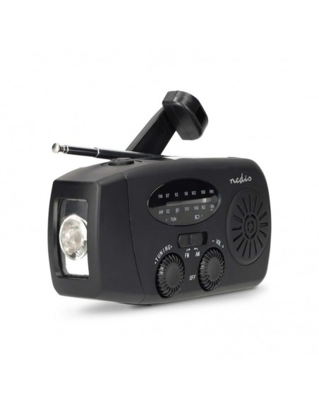 EMERGENCY CRANK / SOLAR FM/AM RADIO