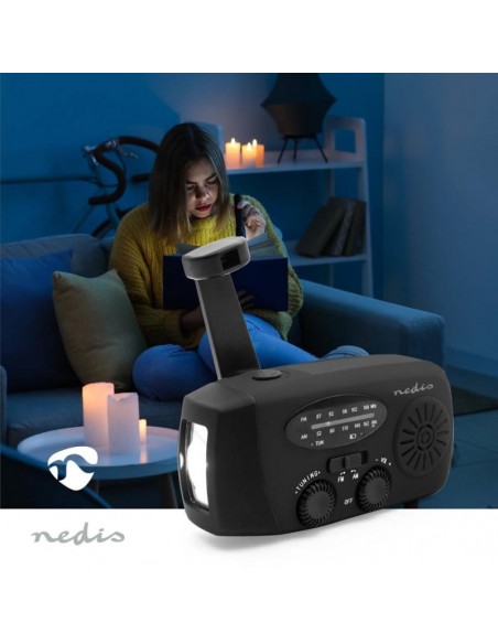EMERGENCY CRANK / SOLAR FM/AM RADIO