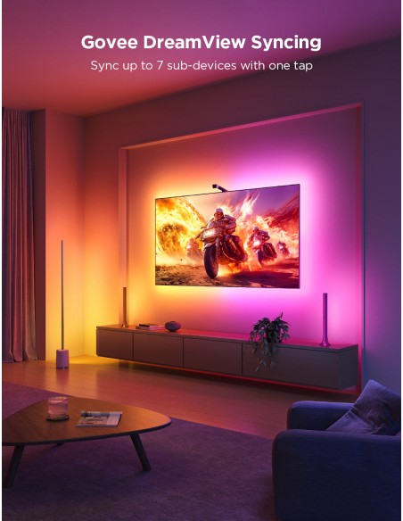 GOVEE ENVISUAL TV BACKLIGHT 3 LITE (55~65" TV's)