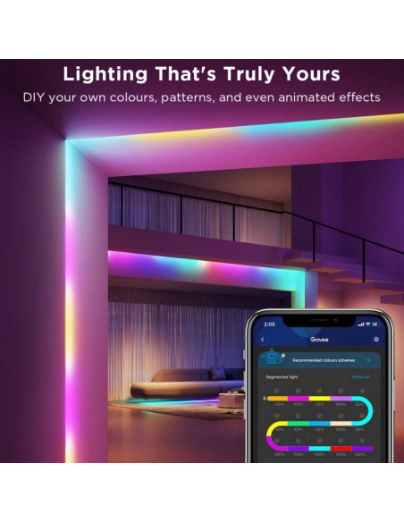 GOVEE RGBIC BASIC WI-FI + BLUETOOTH LED STRIP 5M