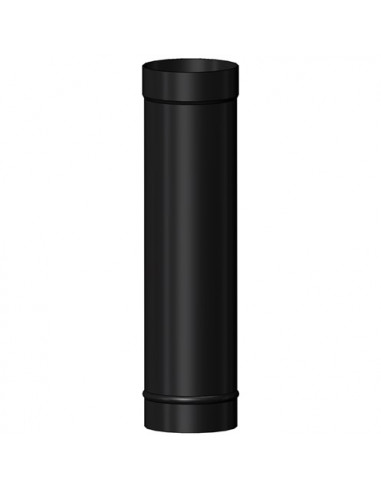 MI FLUE PIPE 125 X 1000MM VE MATT BLACK