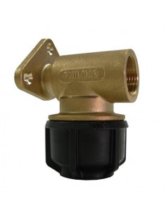 PHIL WALL PLATE BRASS NG 3/4"