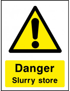 FARM SIGN SLURRY DANGER