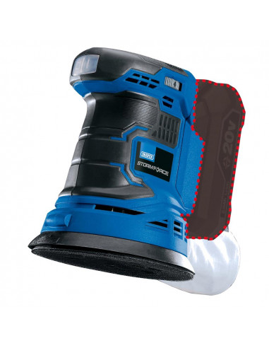 DRAPER 20V RANDOM ORB SANDER BODY ONLY