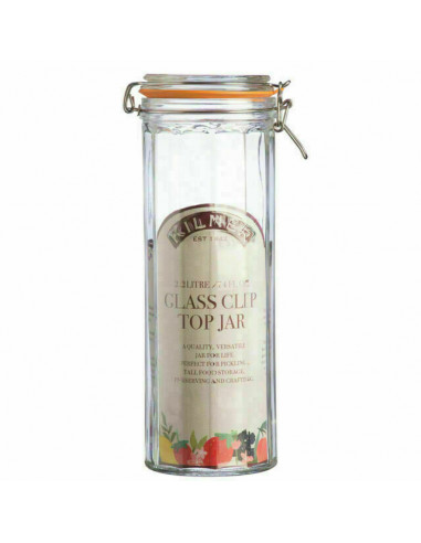 Kilner Facetted Clip Top Jar 2.2lt