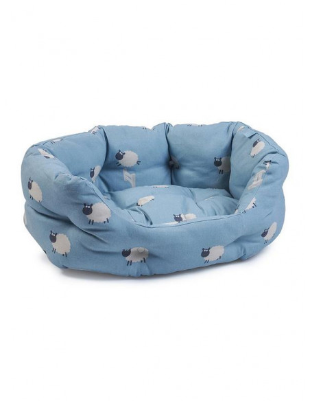 COUNTING SHEEP OVAL DOG BED MEDIUM