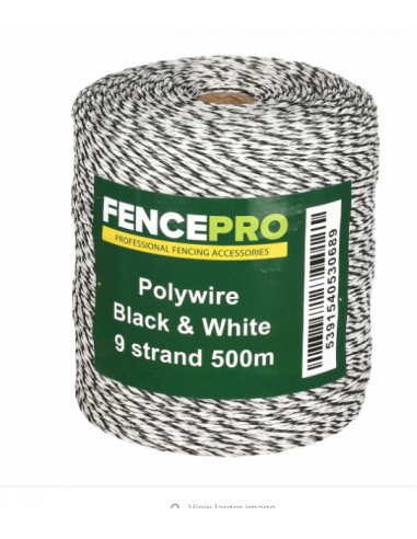 FARM STOKK FENCEPRO POLYWIRE BLACK &...