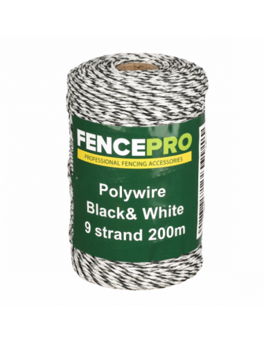 FARM STOKK FENCEPRO POLYWIRE BLACK &...