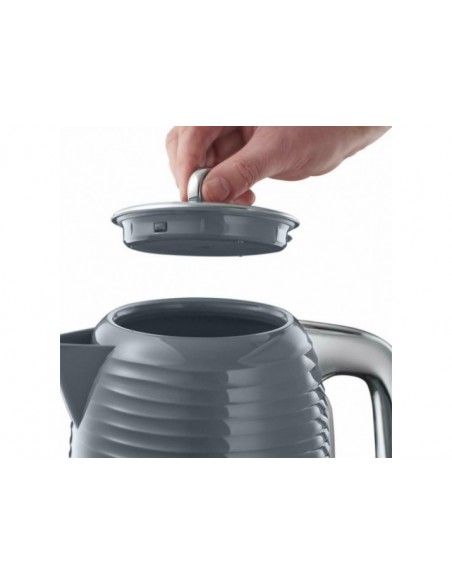 RUSSELL HOBBS INSPIRE RAPID BOIL KETTLE GREY 1.7LT