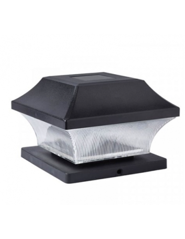 SMART GARDEN POST LIGHT BLACK SOLAR...