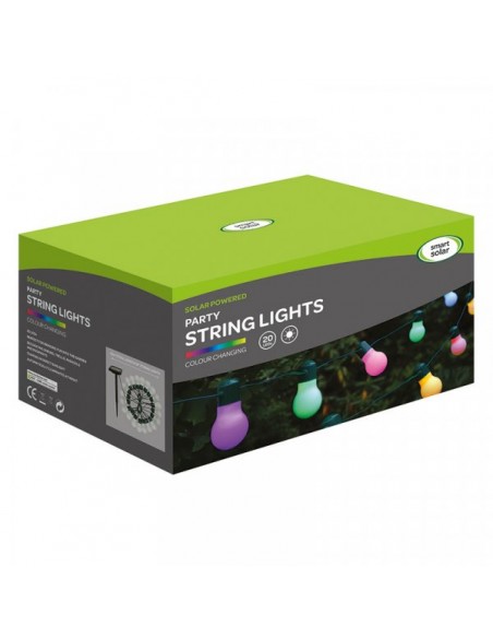 PARTY SOLAR STRING LIGHTS SET OF 20