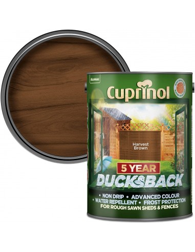 CUPRINOL 5YR DUCKSBACK HARVEST BROWN 5L