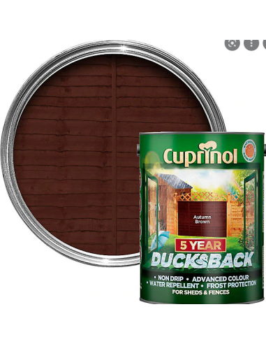 CUPRINOL 5YR DUCKSBACK AUTUMN BROWN 5L