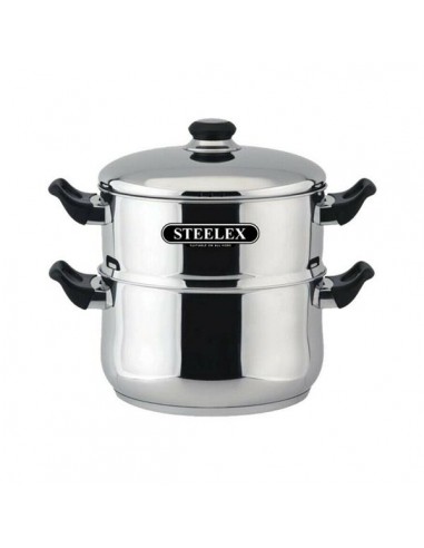 STEELUX STEAMER 2 TIER 20CM